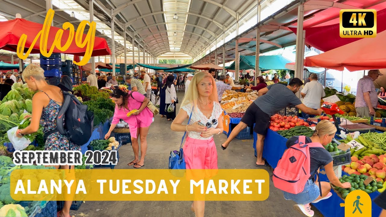 The WildeThe Wildest Market in Turkey | Alanya Tuesday Market | Bazaar Walking Tour | September 2024