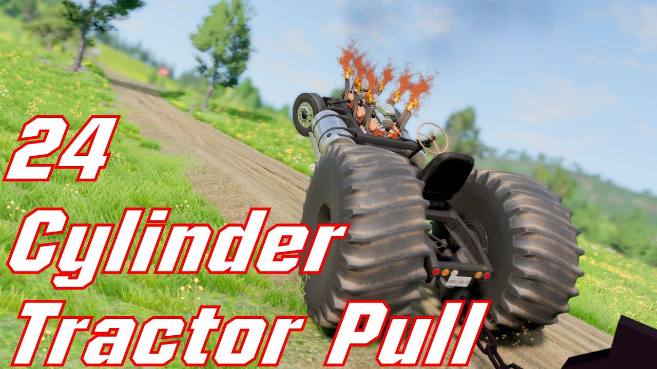 I Wanted to Understand Tractor Pulling, so I made one in BeamNG
