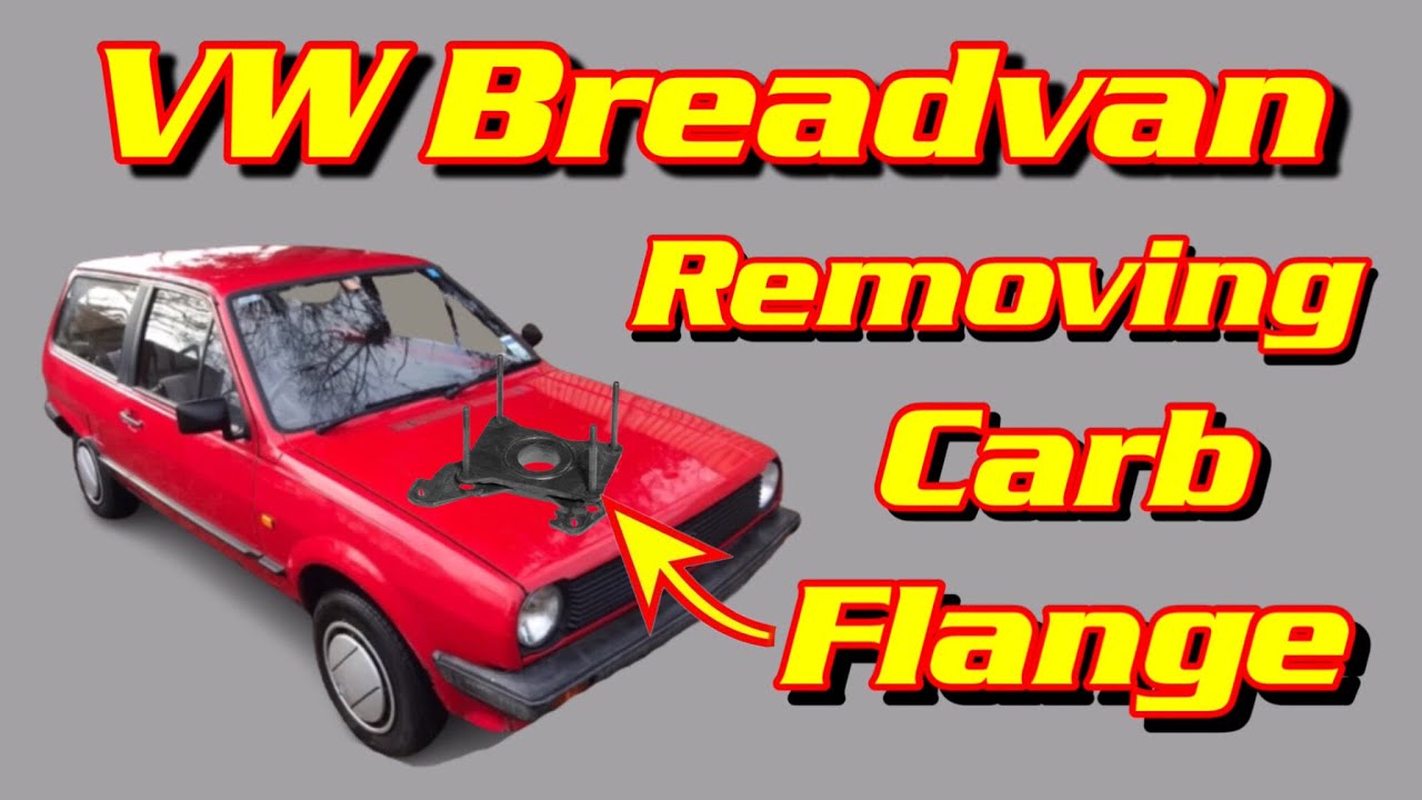 Volkswagen Polo MK2 Breadvan ( Removing Carburettor & Flange ) 1988 VW