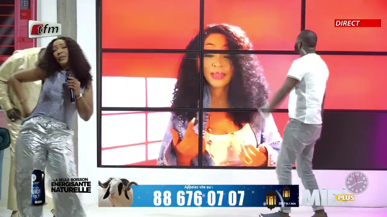 Midi Plus - Prestation Viviane (Par force) avec Mor Thiam Gueweul et Pape Cheikh Diallo