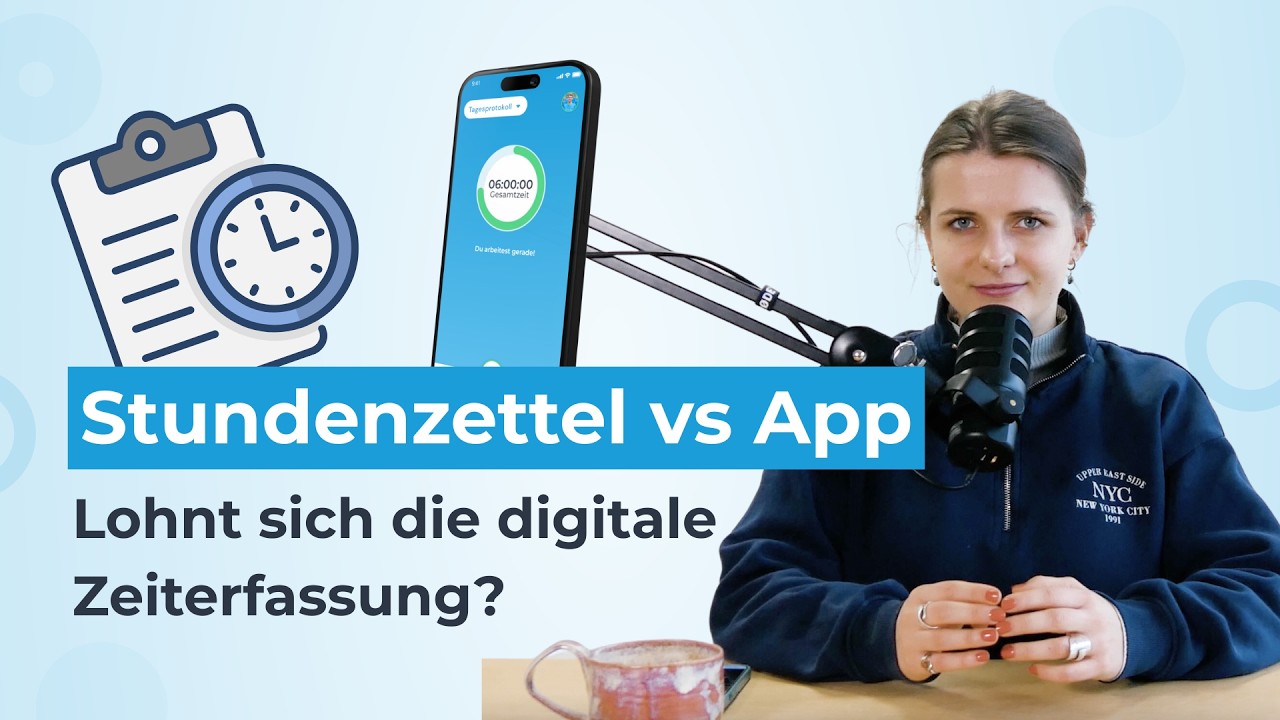 Stundenzettel vs. App: Lohnt sich die digitale Zeiterfassung? | PRAXISWISSEN für den Arbeitsalltag