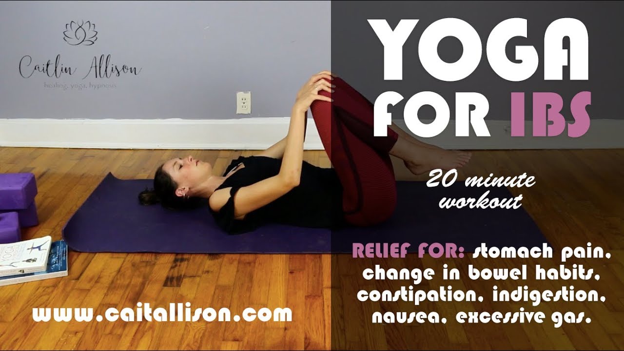 YOGA for IBS. Irritable Bowel Syndrome. [20 minute workout]