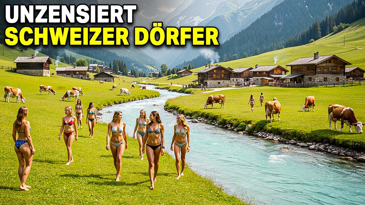 Schweiz: Das Seltsame Leben der Bauern in den Abgelegenen Dörfern der Alpen.