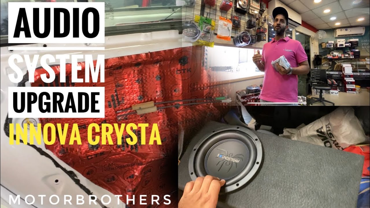 INNOVA CRYSTA AUDIO SYSTEM UPGRADE | MOTOR CONCEPT | WORTH ₹50,000 | DD AUDIO @musafir7811