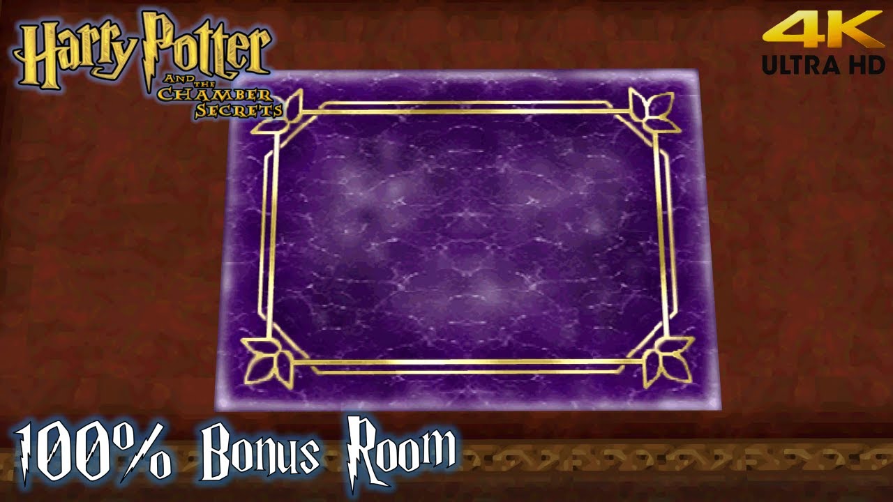 Harry Potter and the Chamber of Secrets PS1 'Bonus: 100% Secret Room/Art Book' Walkthrough (4K)
