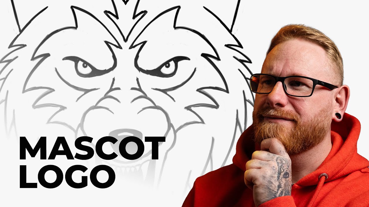 Designing a mascot style logo in Illustrator
