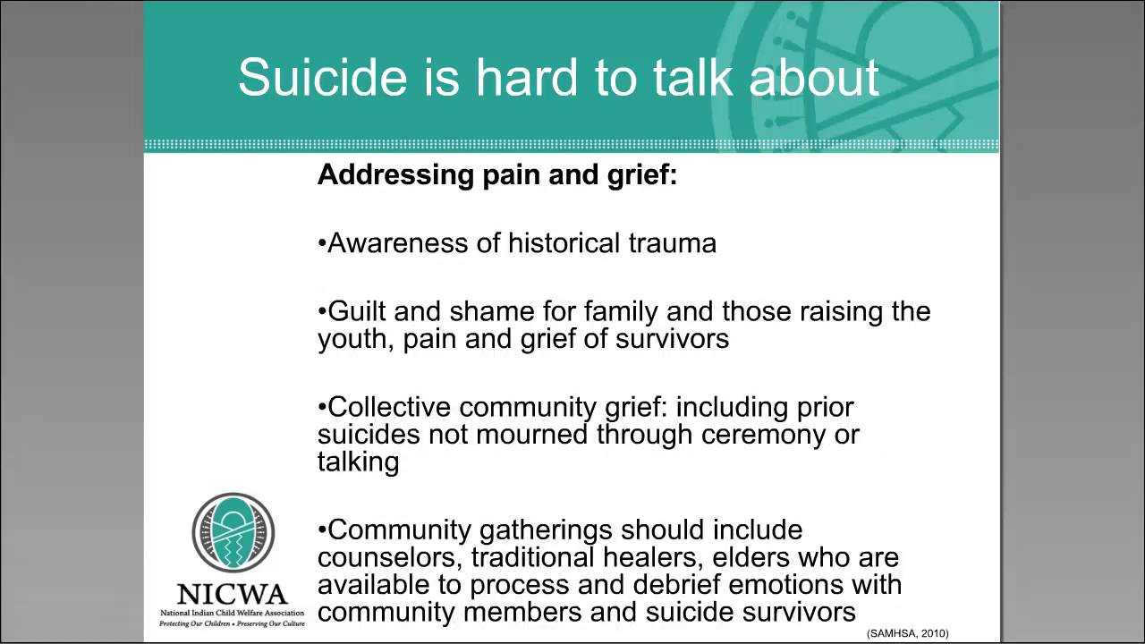 Preventing Suicide Contagion in Native Communities