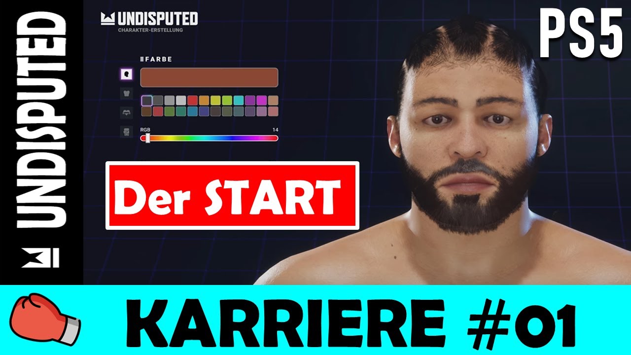 UNDISPUTED 🥊 PS5 Karriere #01 | KARRIERE Modus Start: ICH möchte PROFI BOXER werden !