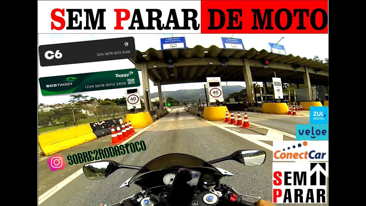 COLOQUEI O SEM PARAR NA MOTO E DEU RUIM!