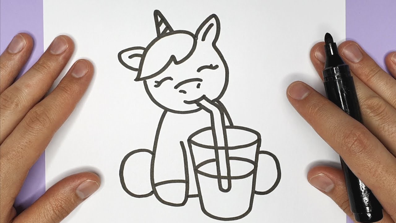 Ein niedliches und kawaii Einhorn Malen - Kawaii Bilder