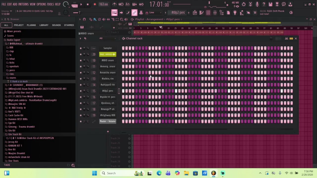 How I made this Maajins type beat w/@eighteennn (Quis.Pr0d)