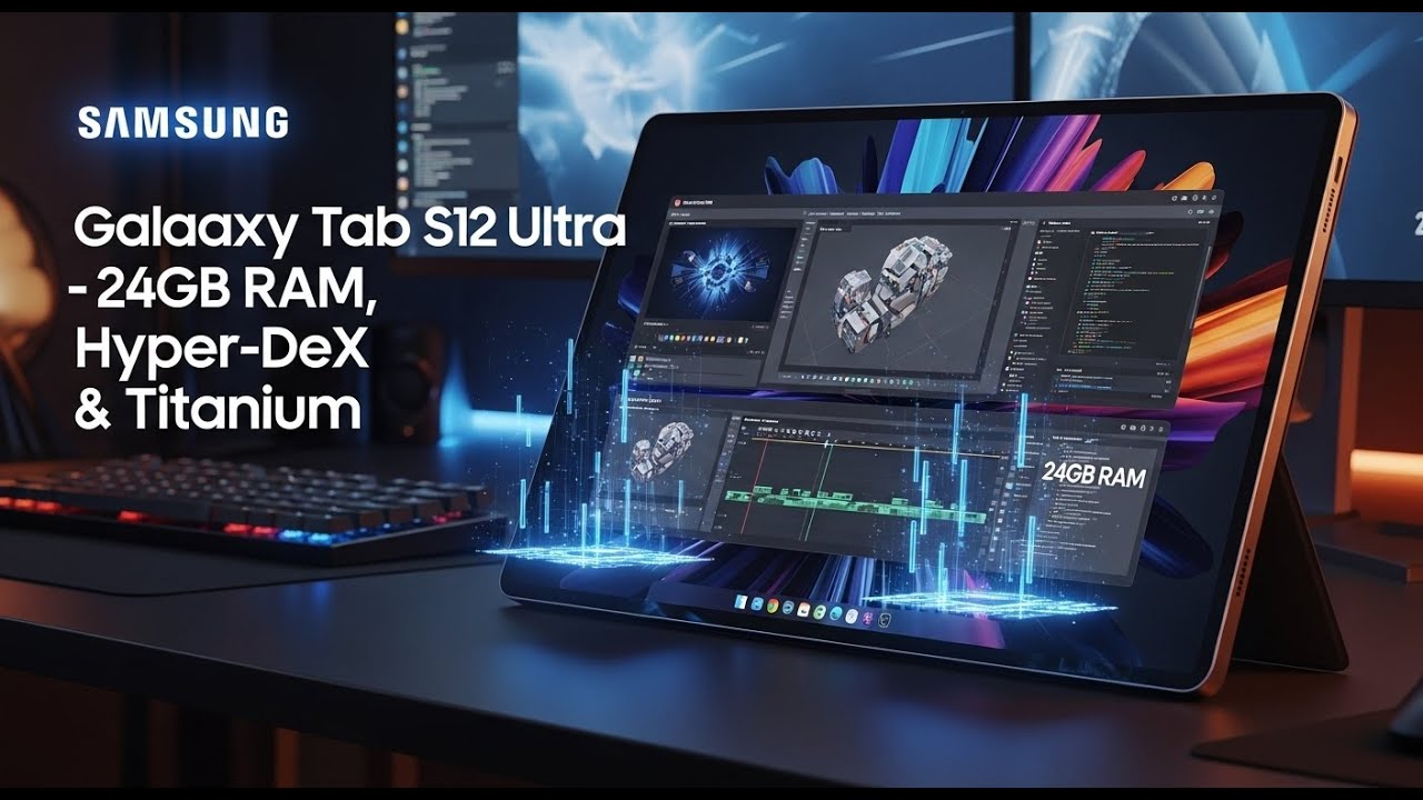 Утечки информации о Samsung Galaxy Tab S12 Ultra: 24 ГБ ОЗУ, Hyper-DeX и Titanium!