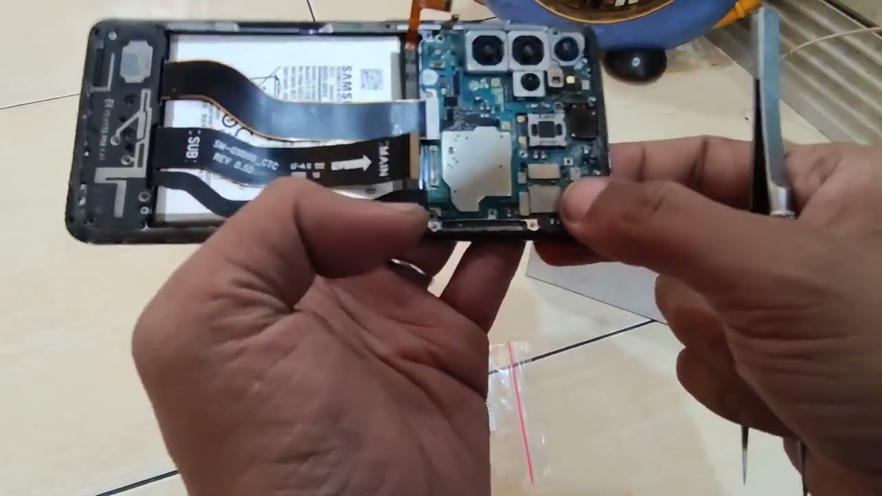 Unboxing mesin Samsung S20 plus dari shopee