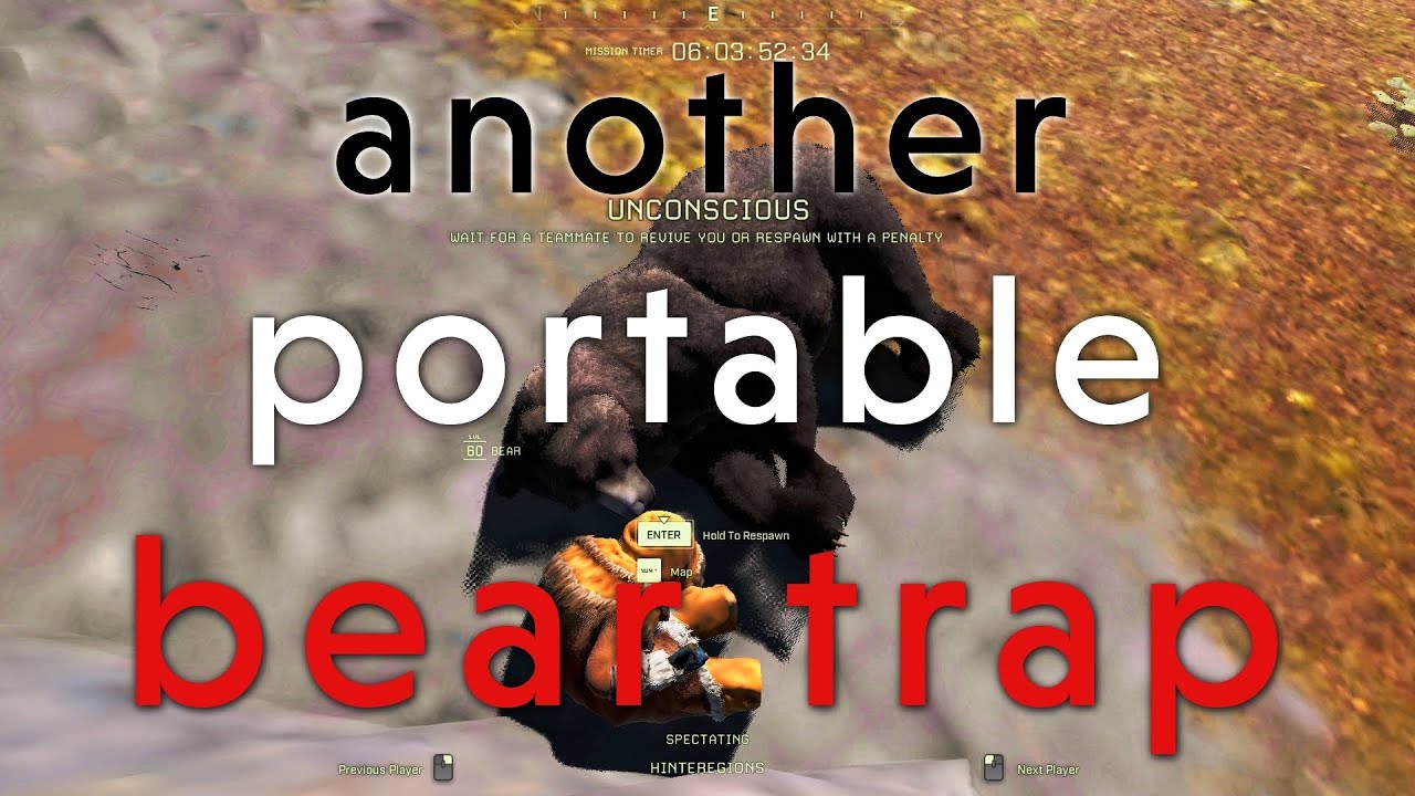 better portable bear trap | Icarus 011