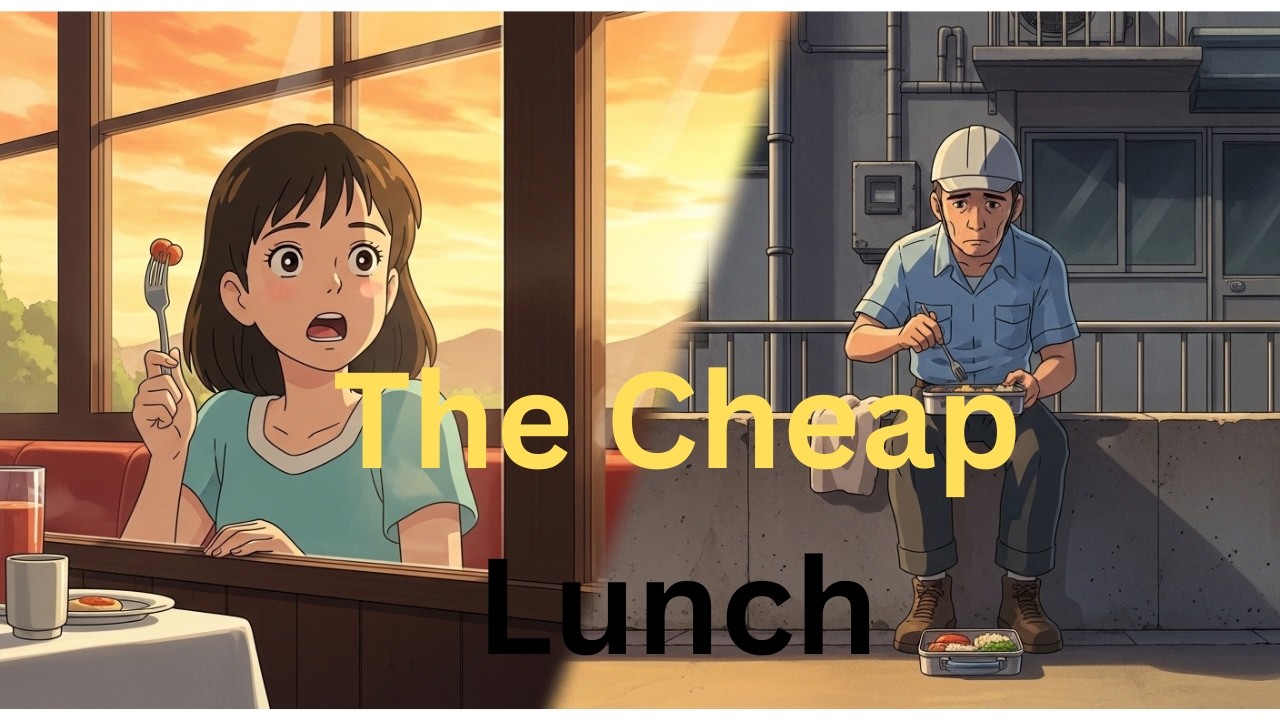 Learn English With Story 🔥 The Cheap Lunch | Level 3 English Listening & Speaking Practice