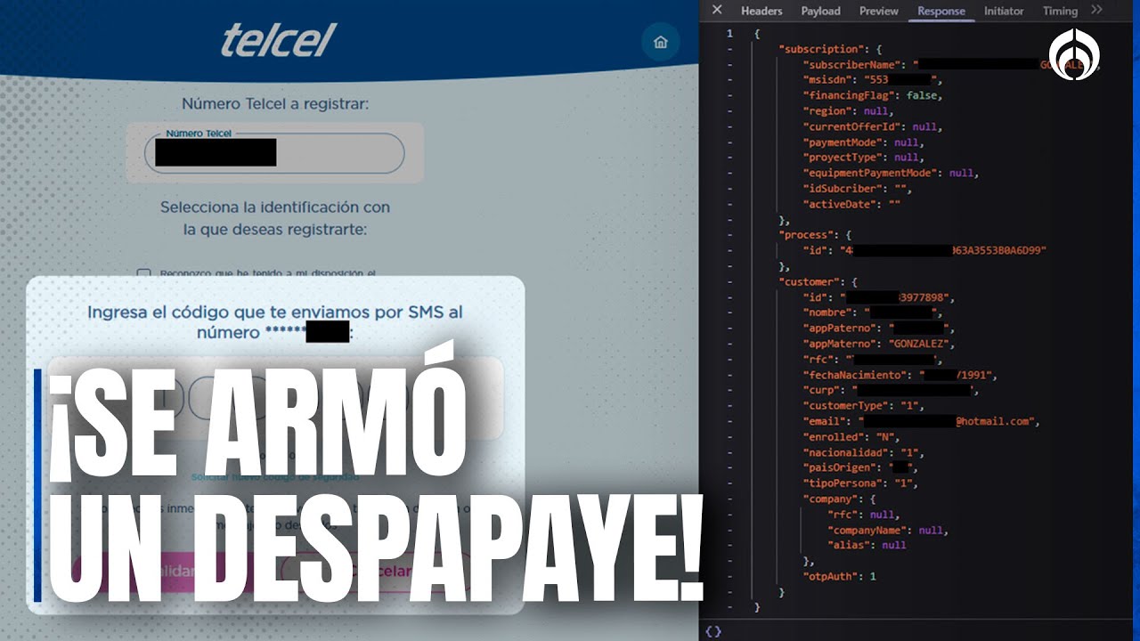 Telcel niega filtración de datos en registro de celulares; aseguran tener todo bajo control
