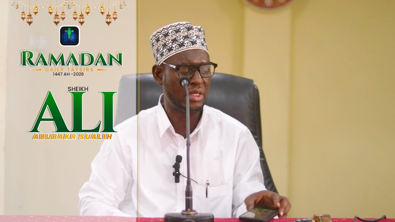 day 06 - SHEIKH ALI ABUBAKR - RAMADAN TAFSIR 1447 AH (2026) || iSLAMLOG ||Official
