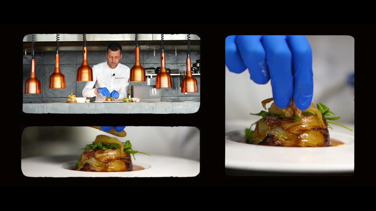 FLOOR17 Voorgerecht vegetarisch: Witlof met Walnoot en balsamico