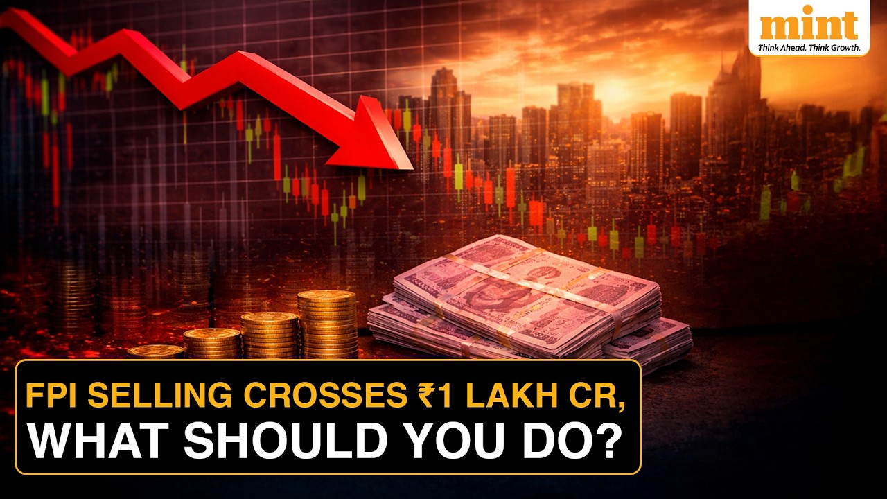 Индексы Nifty 50 и Sensex падают, отток иностранных портфельных инвестиций превысил 1 триллион ру...