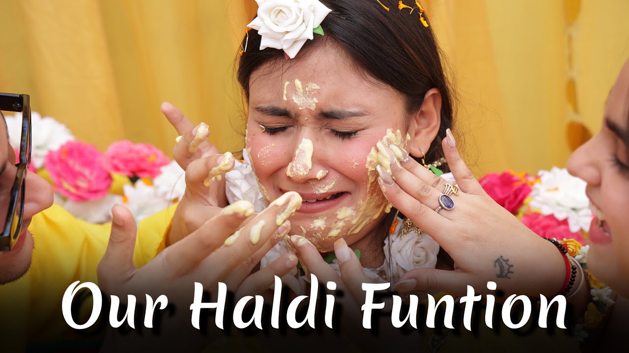 Our First Wedding Vlog | HALDI FUNCTION | Tanshi Vlogs
