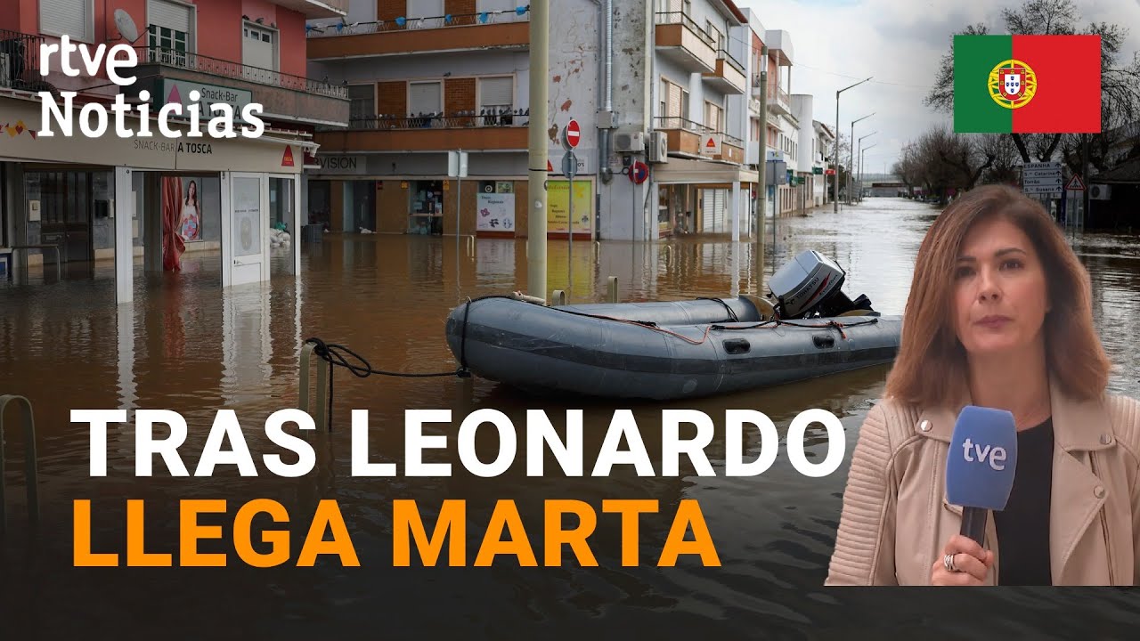 TEMPORAL PORTUGAL | MARTA toma el RELEVO a LEONARDO y seguir&aacute; dejando LLUVIAS INTENSAS | RTVE
