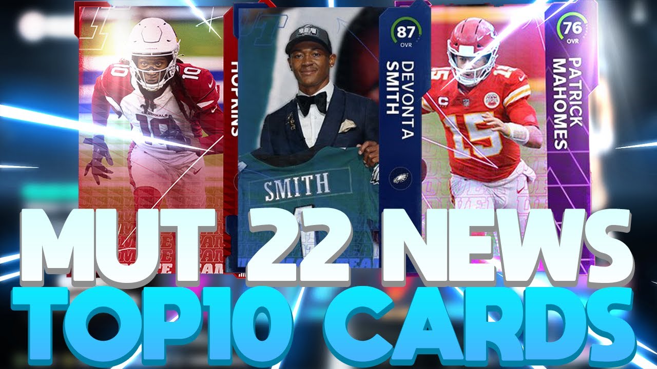 MADDEN 22 CAPTAINS, MUT MASTER, TOP 10 CARDS AND MORE! MADDEN 22 ULTIMATE TEAM!
