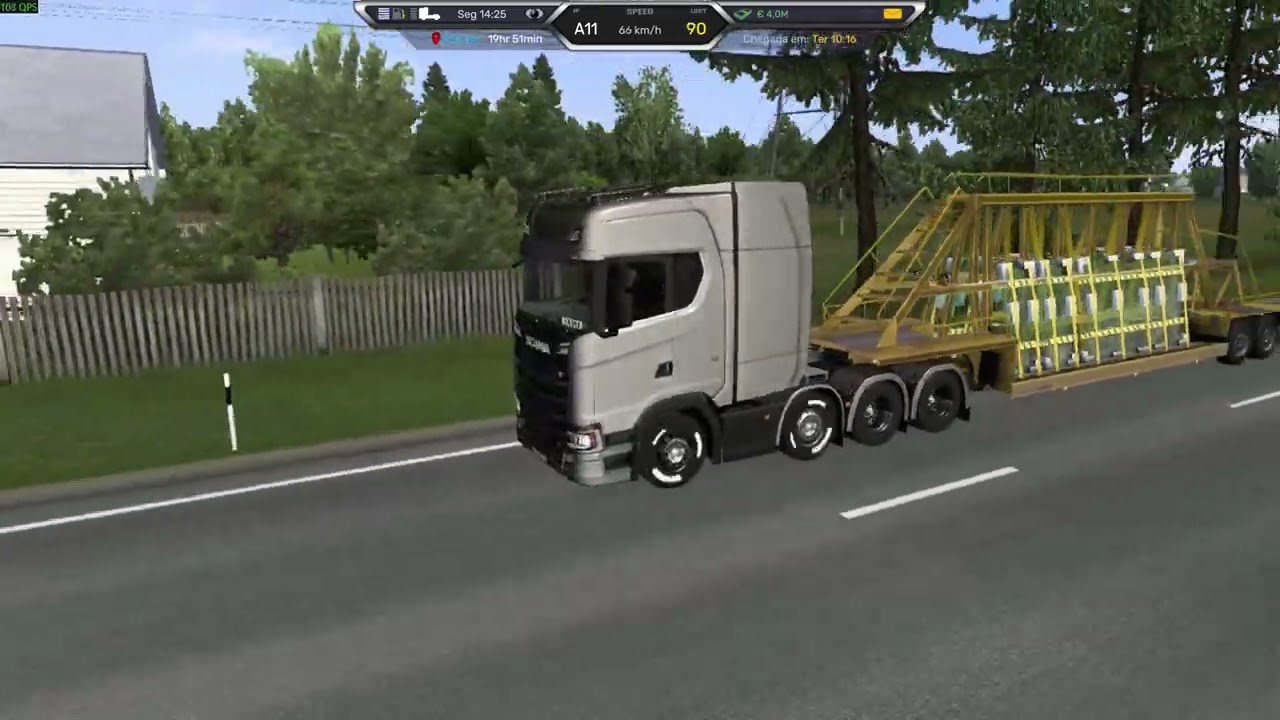 ETS 2 -1.57 BETA SCANIA 450cv 59 TONELADAS PSTOV A KALAMAR 825 km