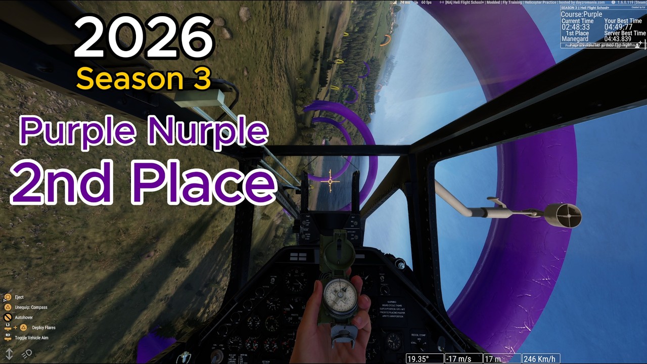 2nd Place Purple Course | Heli Flight School | Arma Reforger