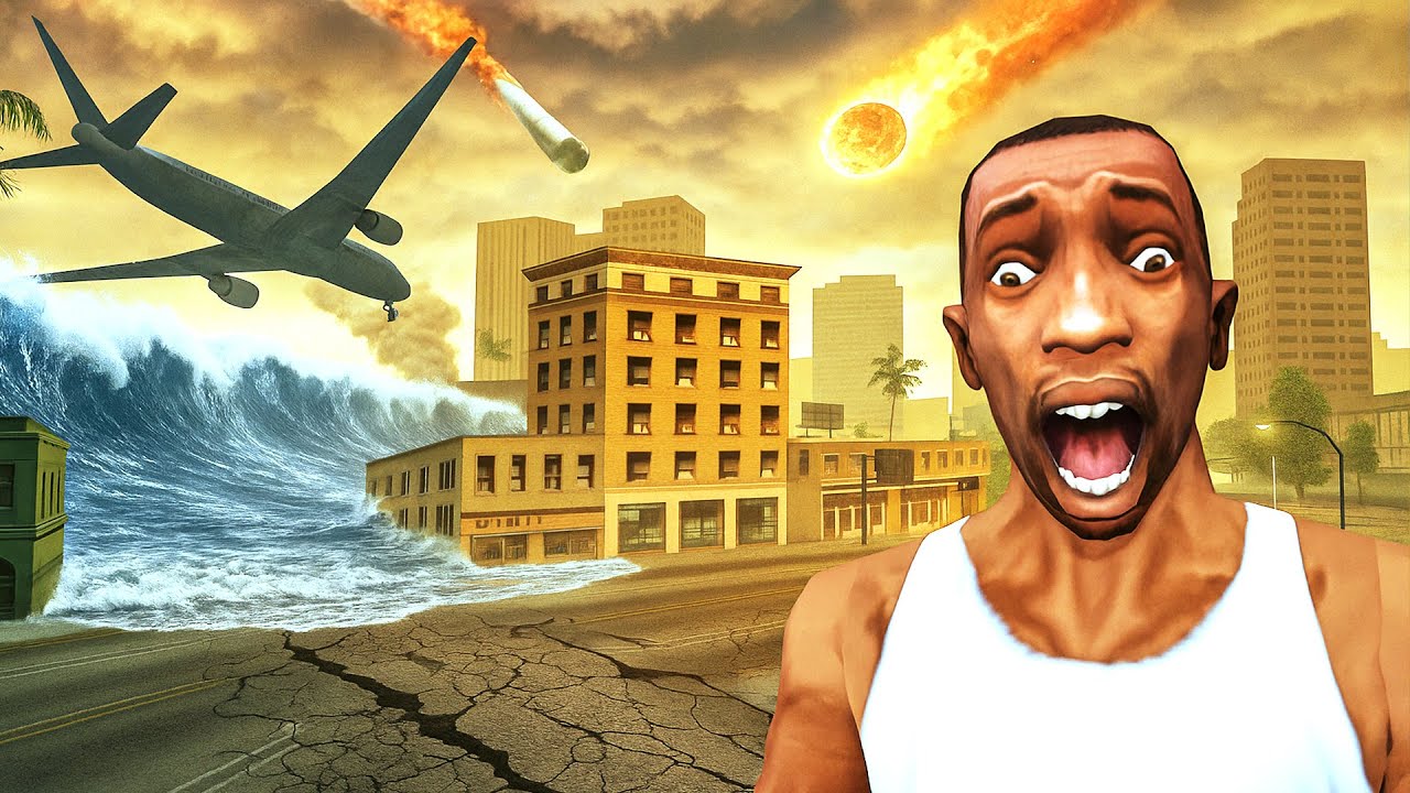 ENFRENTANDO O FIM DO MUNDO NO GTA SAN ANDREAS - MOD INACREDITÁVEL
