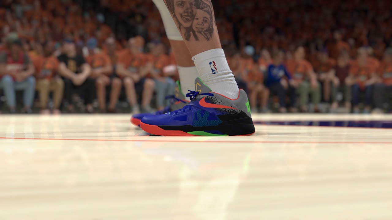 NBA 2K25 Next Gen Shoe Creator - Nike KD 4 &ldquo;Nerf&rdquo;