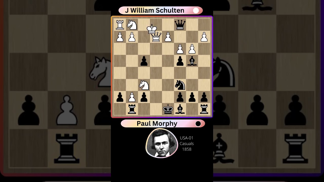 Paul Morphy || Best Games Ever 3 👌