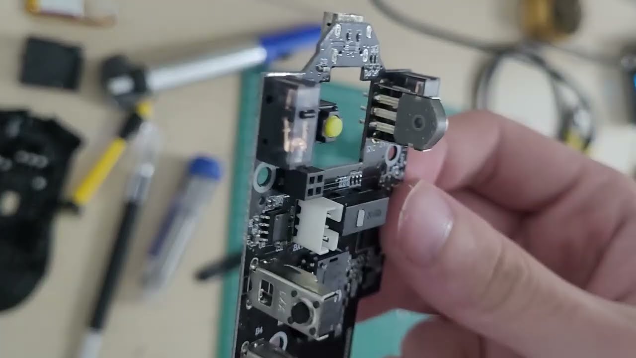Problema no scroll do Delux M800 - Trocando o encoder do scroll