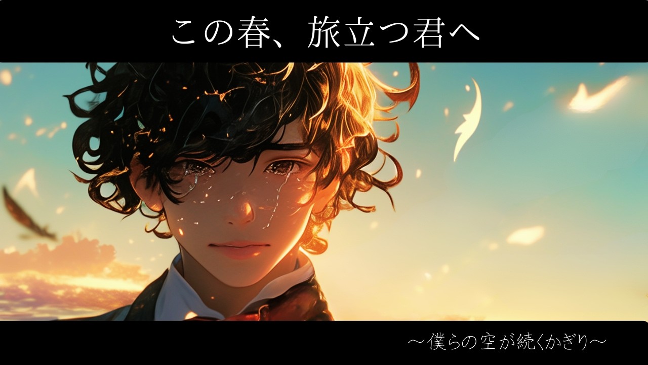 【旅立つ君へ】壮大な卒業パワーバラード｜僕らの空が続く限り 【AI音楽】 #sunoai #ai音楽 #卒業ソング #lofi #オリジナル曲 #エモい #卒業式 #JPOP