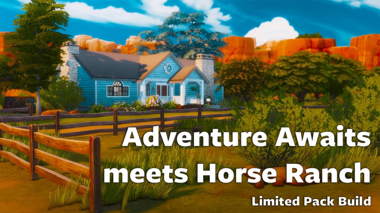 I built this cute ranch house in Chestnut Ridge! | The Sims 4