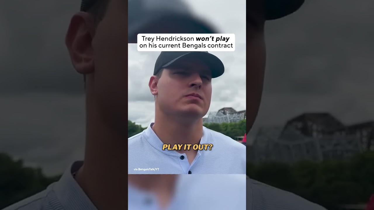 Trey Hendrickson says he won&rsquo;t play on his current Bengals contract #shorts