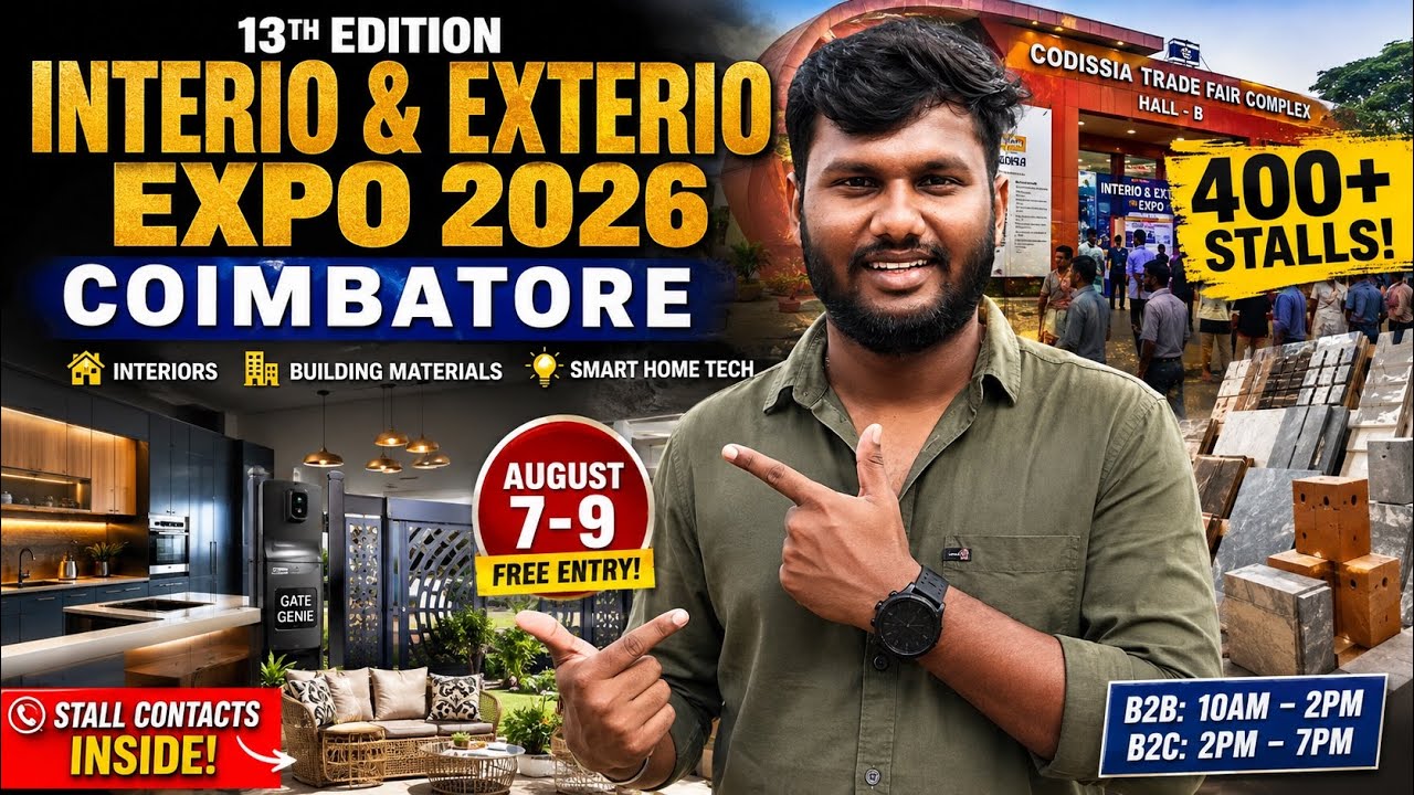 CODISSIA Interio & Exterio Expo 2026 | Full Tour & Stall Contact Details!