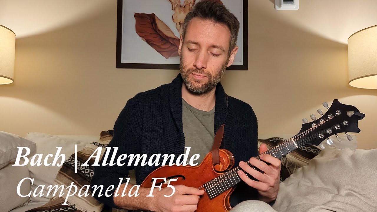 Bach on Campanella F5 Mandolin