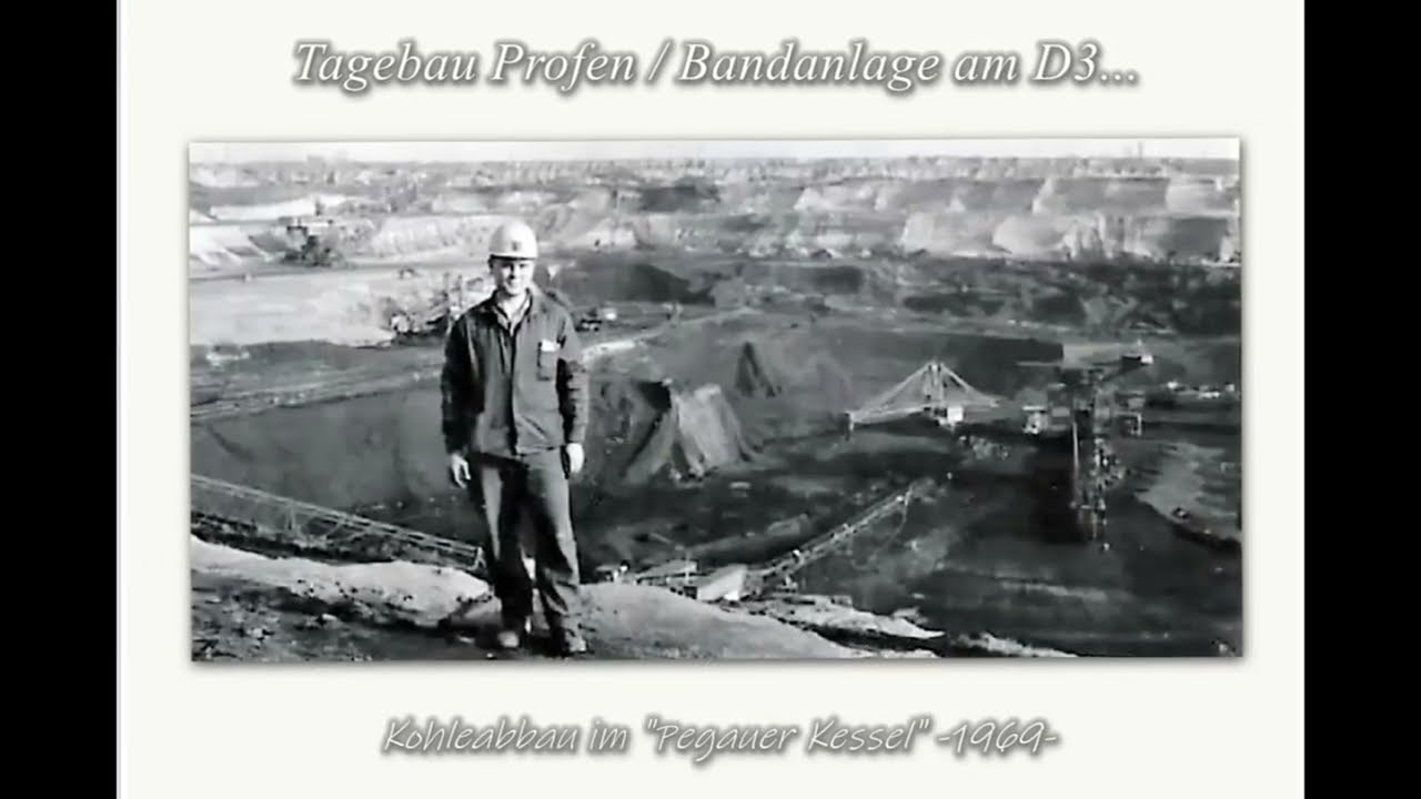 Braunkohlenabbau im Tagebau Profen D3 -1969-, in Super 8mm.