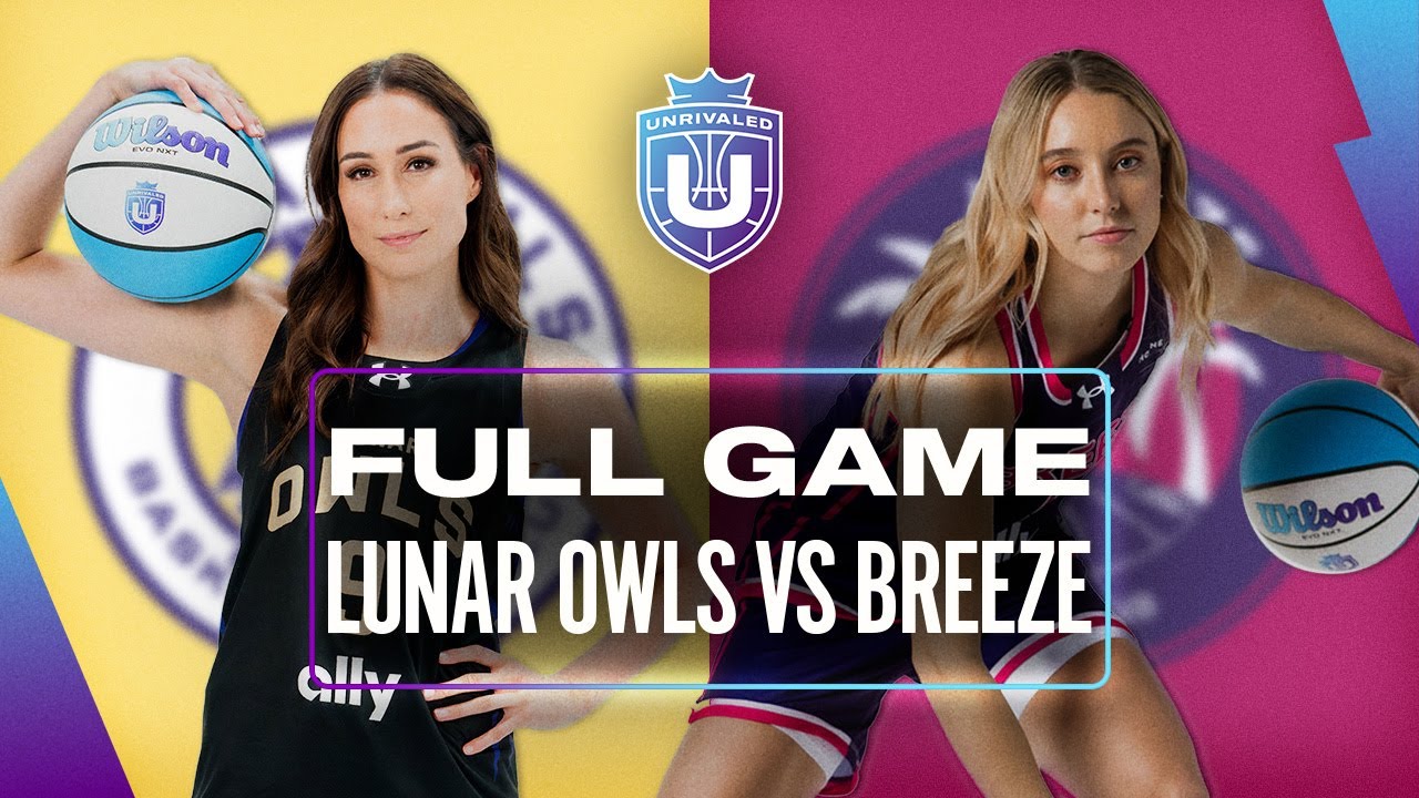 LUNAR OWLS vs. BREEZE | Live Game | Unrivaled Basketball