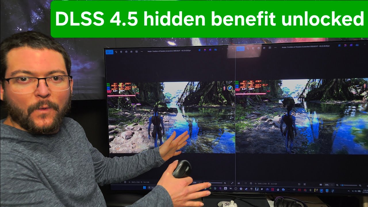 DLSS 4.5 denoiser vs Avatar garbage reflections
