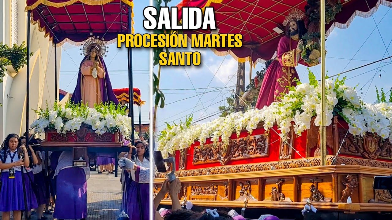 SALIDA  de la Procesión MARTES SANTO SONSONATE 2023