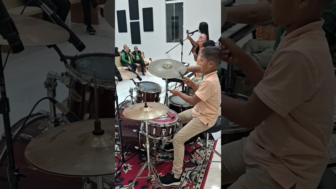 #Sou eu #  samuelzinho  Drums#   na  Live calebes  ao extremo # missão angola 2025#