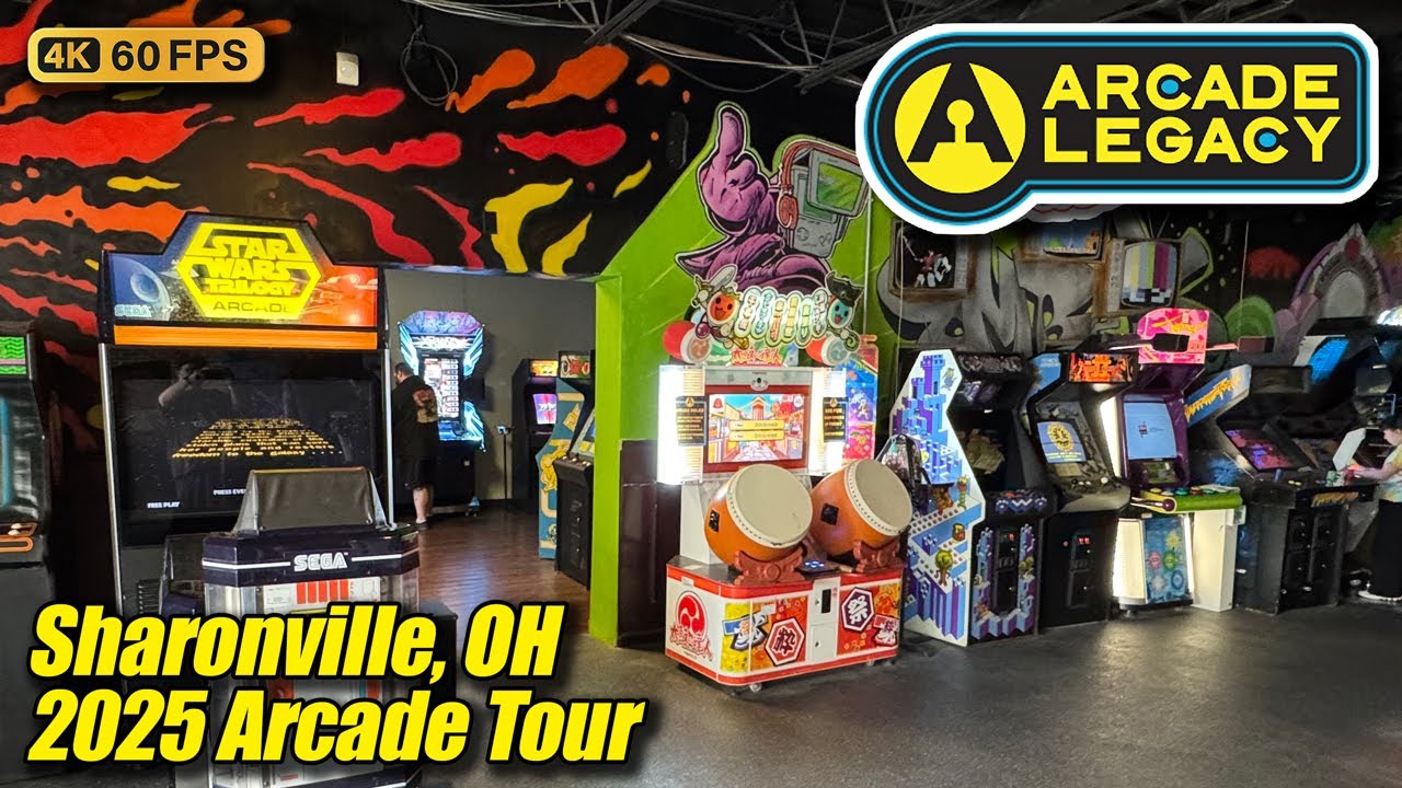 Arcade Legacy, April 2025 arcade tour (Sharonville OH), new 4K full walkthrough