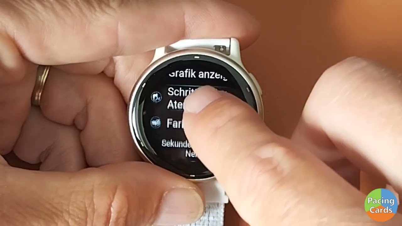 Pacing(Watchface) auf meiner GARMIN Vivoactive5 aktivieren & einrichten