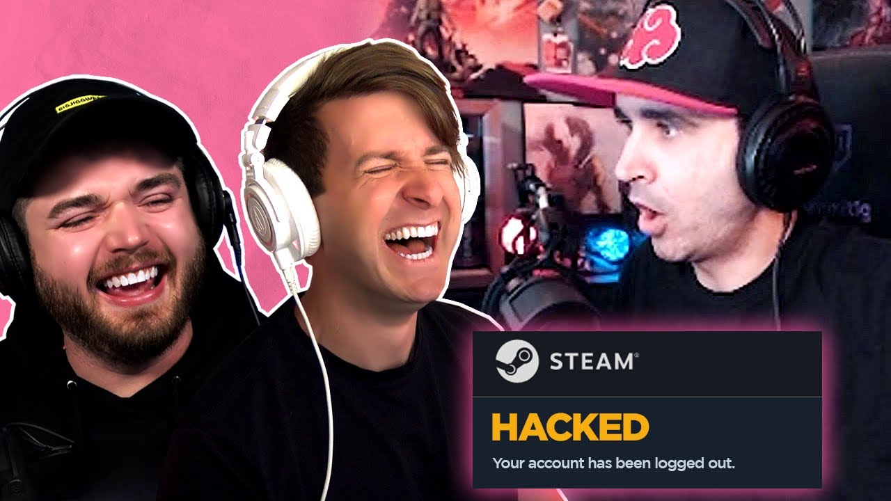 TWITCH STREAMERS getting hacked live w/ BigJigglyPanda