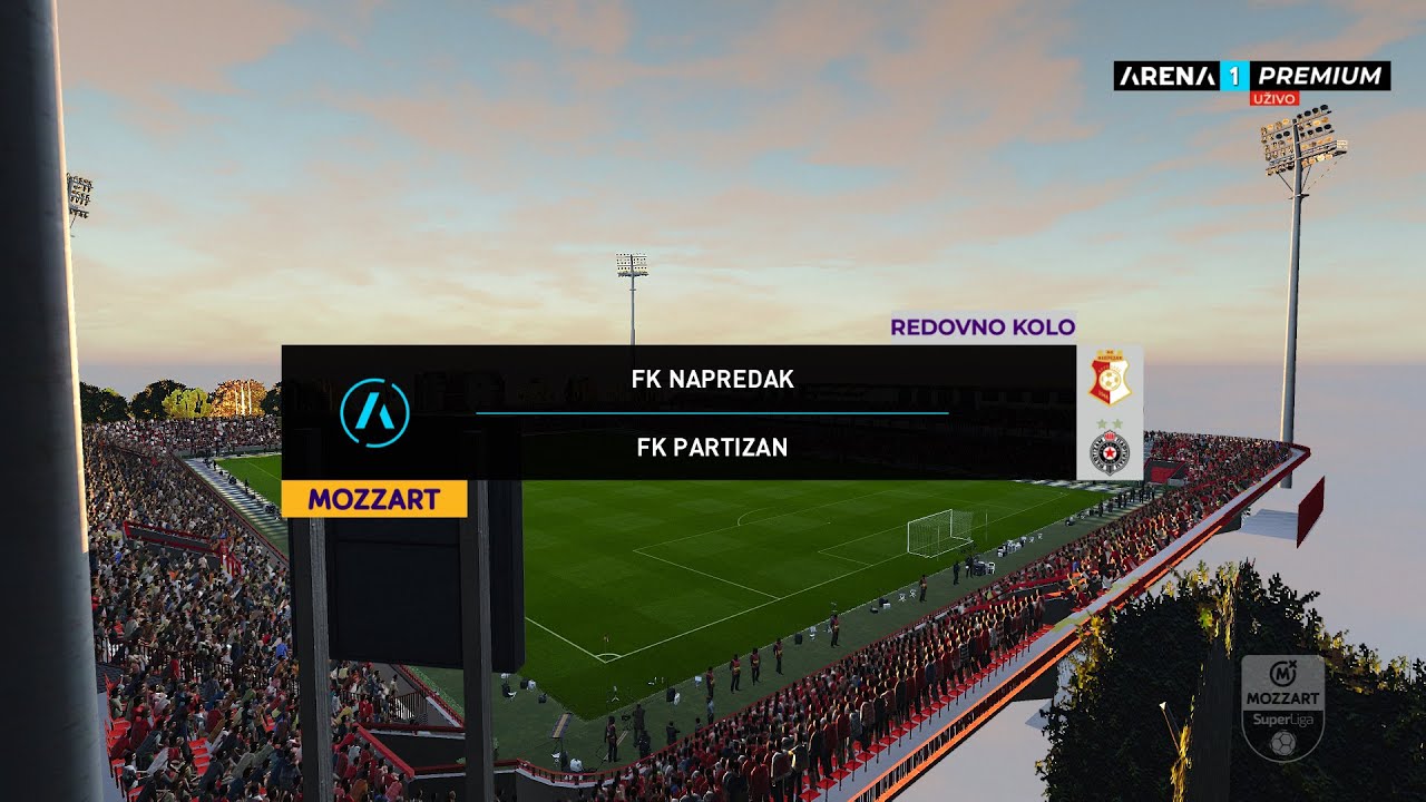 NAPREDAK-PARTIZAN (SUPER LIGA SRBIJE) PES 2021