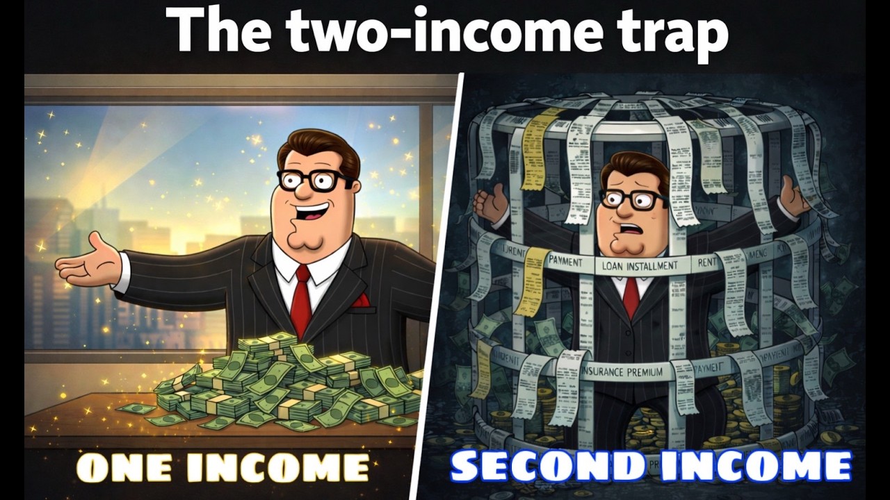 Why a Second Income Is Keeping You Broke (The Two-Income Trap)