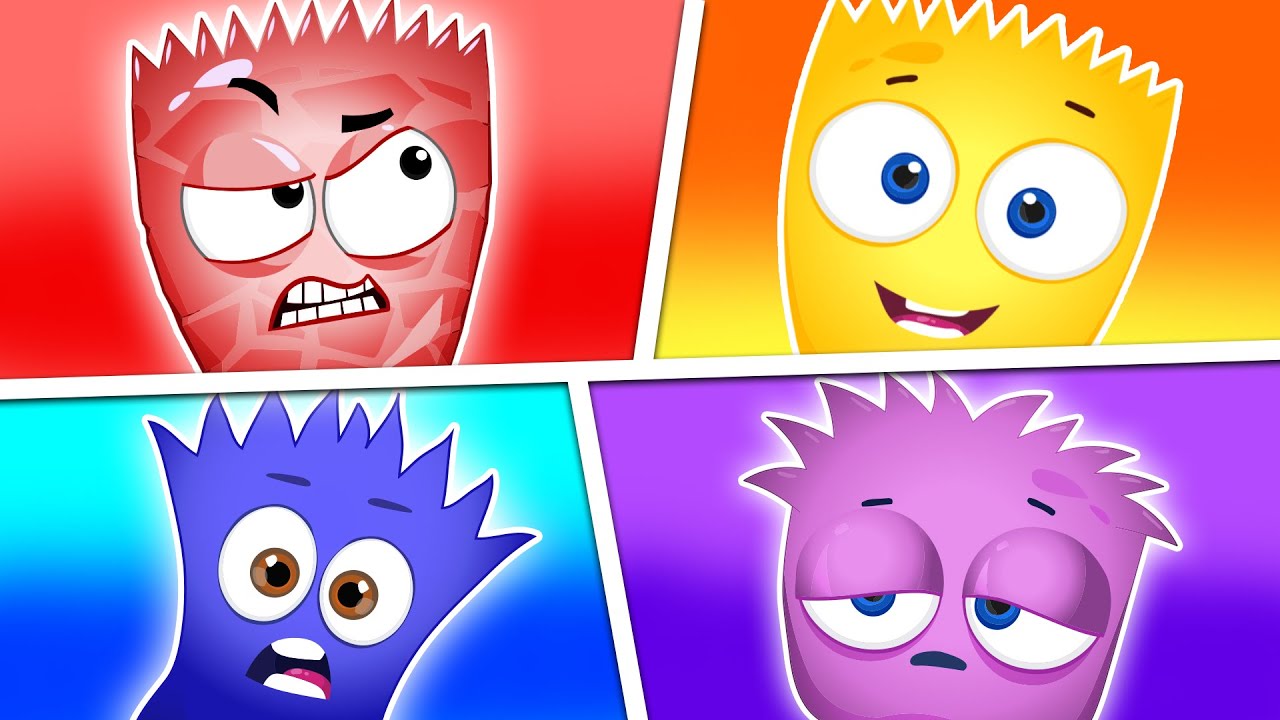 Learn To Count And Colours! | Plastic and Hard | Funny Cartoons For Children