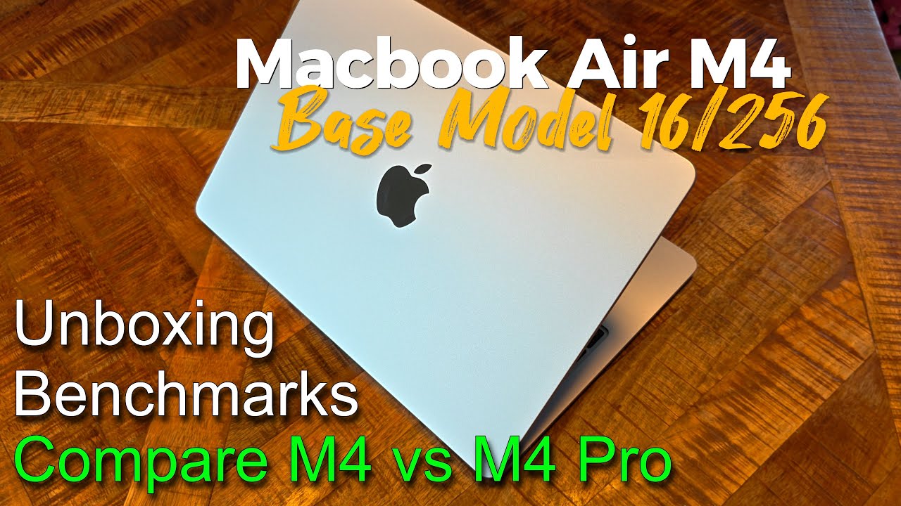 Macbook Air M4 Design, Benchamrks & compare with Macbook Pro 16