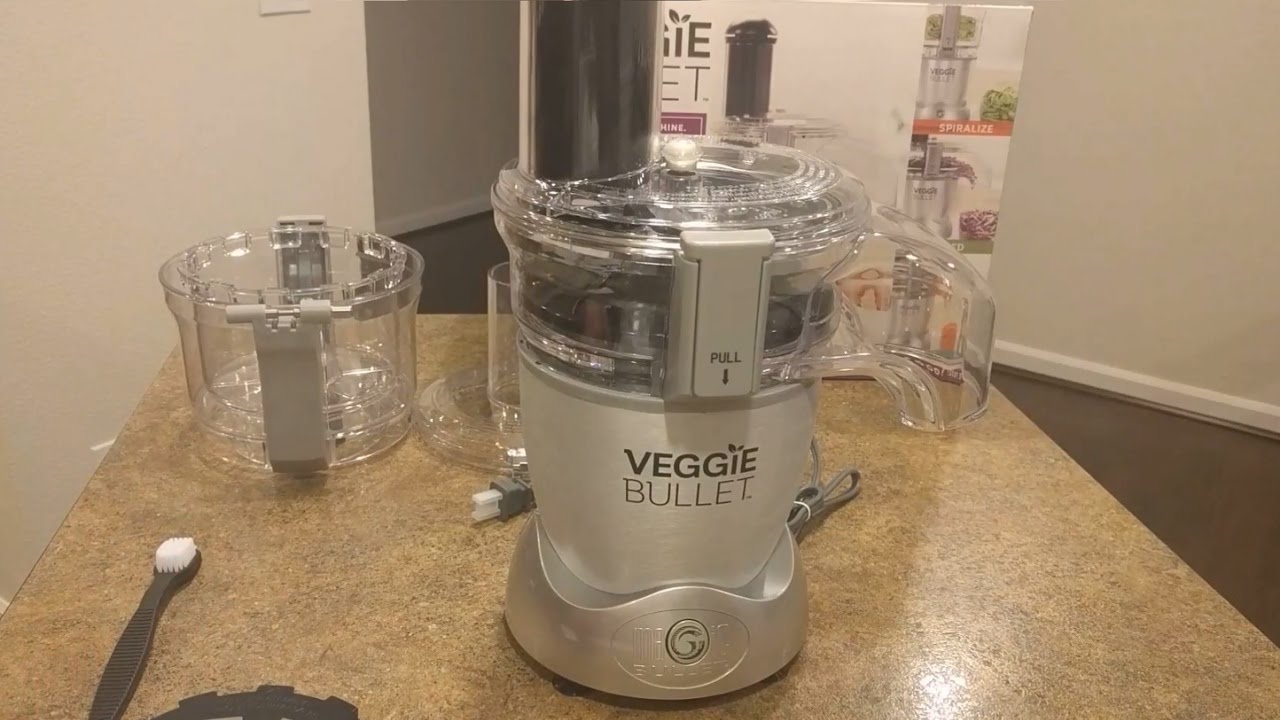 UnBoxing Of The Veggie Bullet - How To Assemble & Disassemble Review